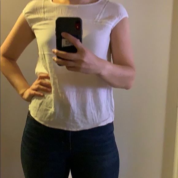 Ella Moss cute white top! - Picture 5 of 5